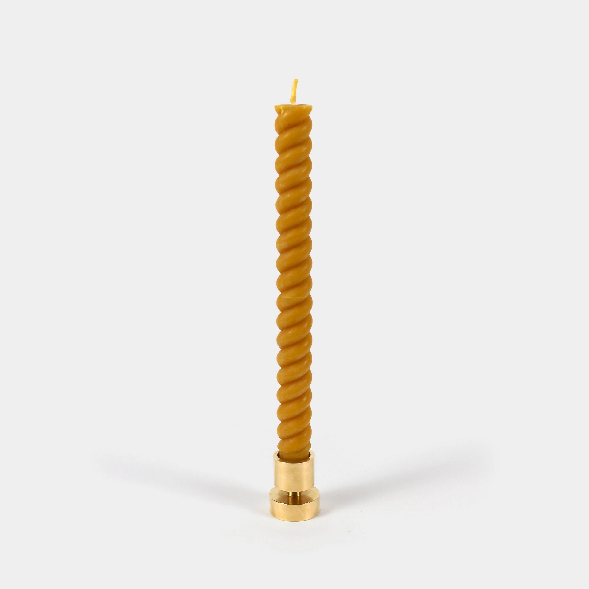 Spiral Beeswax Candles 2 Pack