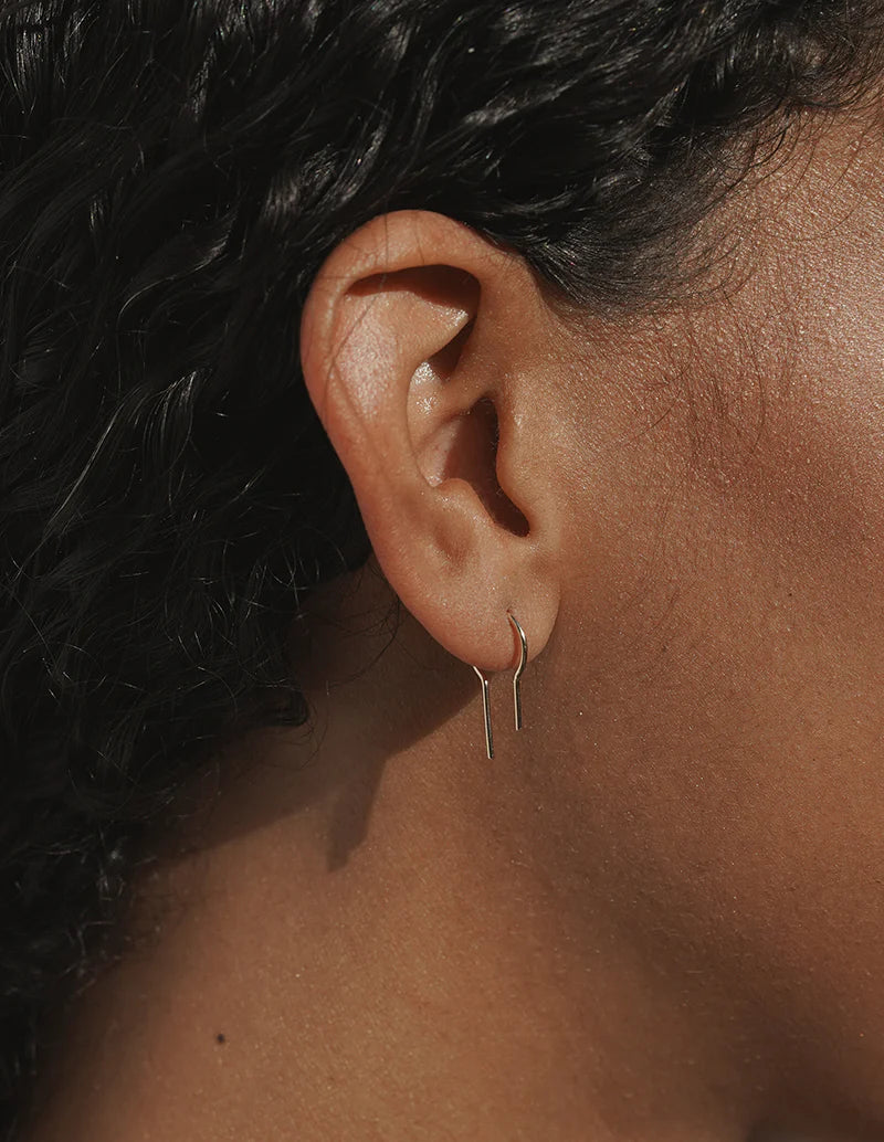 Teeny Tiny Latch Earrings