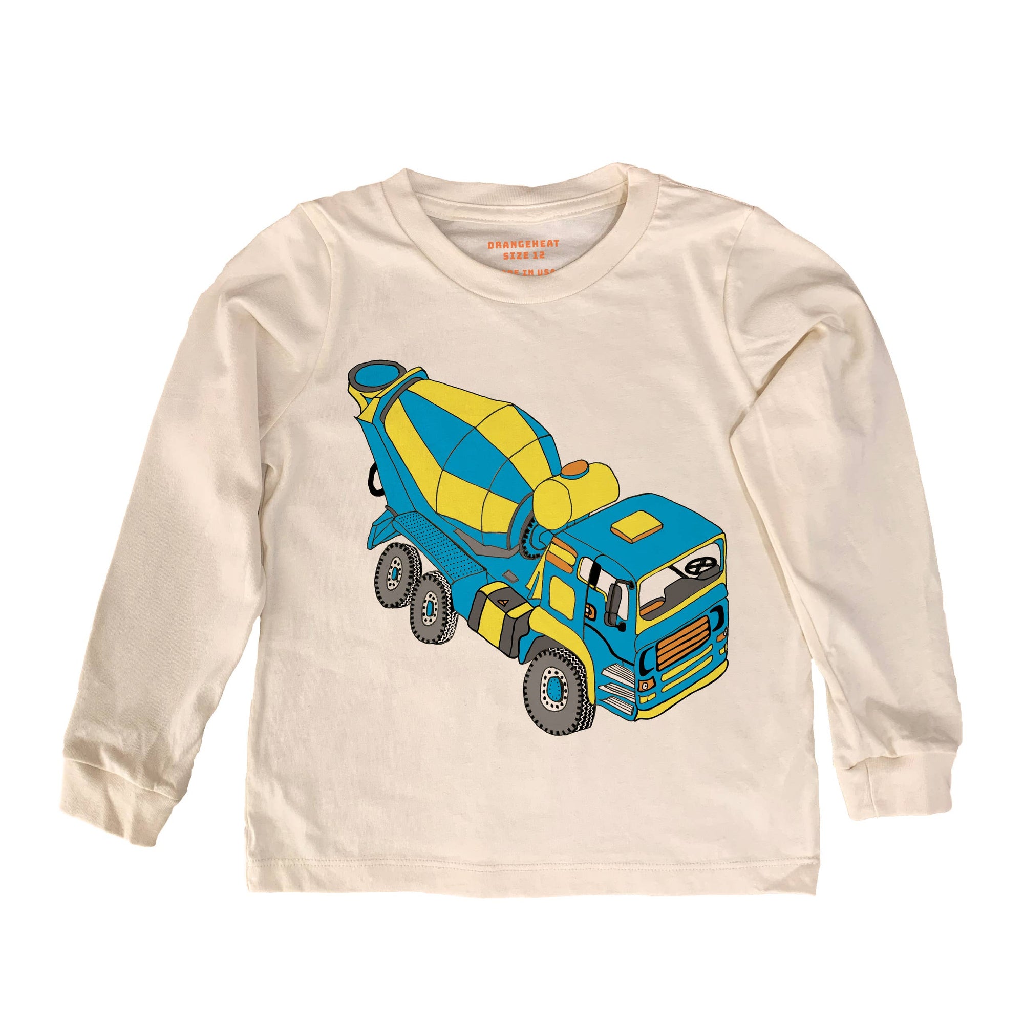 Cement Mixer Organic Long Sleeve Tee